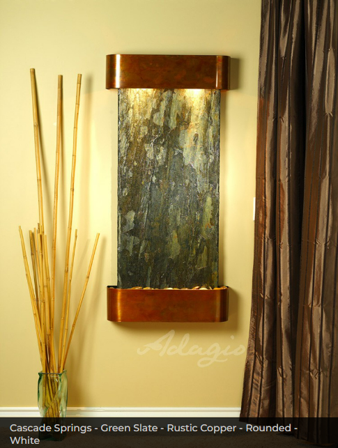 Adagio Water Features Cascade Springs Wall Fountain