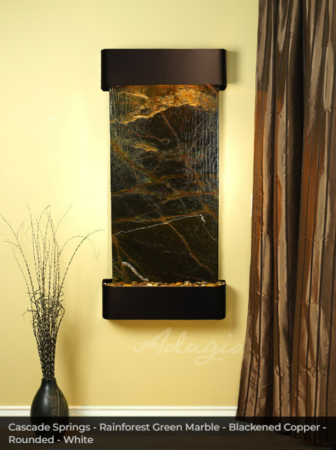 Adagio Water Features Cascade Springs Wall Fountain