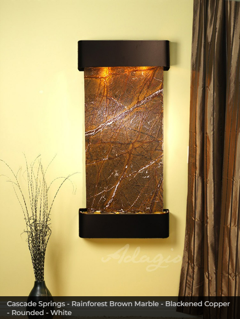 Adagio Water Features Cascade Springs Wall Fountain