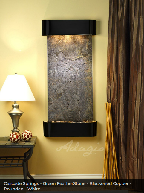 Adagio Water Features Cascade Springs Wall Fountain