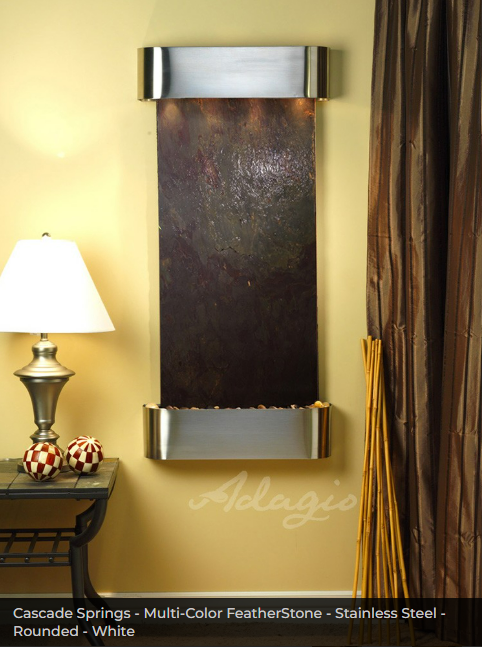 Adagio Water Features Cascade Springs Wall Fountain