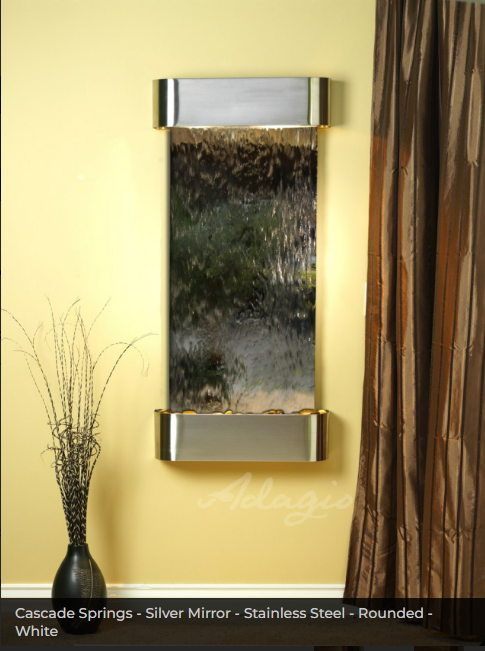 Adagio Water Features Cascade Springs Wall Fountain