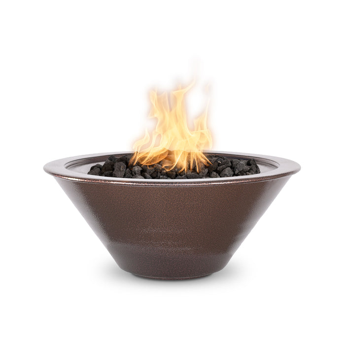 The Outdoor Plus Round Cazo Fire Bowl - Metal Powder Coat, Metal Fire Bowl, Fire Feature, Powdercoated Steel Fire Bowl, Round Fire Bowl