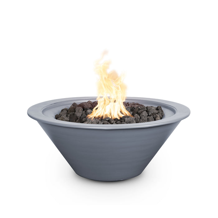 The Outdoor Plus Round Cazo Fire Bowl - Metal Powder Coat, Metal Fire Bowl, Fire Feature, Powdercoated Steel Fire Bowl, Round Fire Bowl