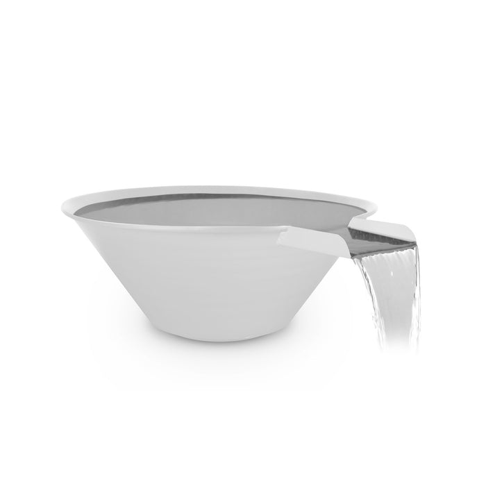 The Outdoor Plus Round Cazo Water Bowl - Metal Powder Coat, Powder Coated Water Bowl, Metal Water Bowl, Round Water Bowl