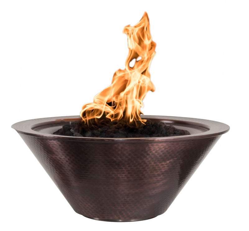 The Outdoor Plus Cazo Fire Bowl - Hammered Patina Copper