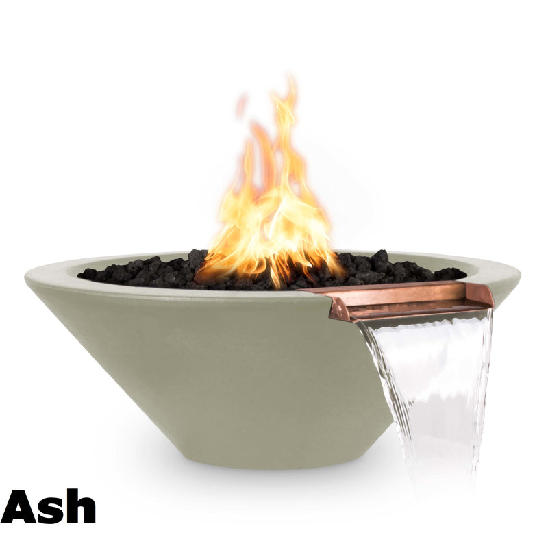The Outdoor Plus Cazo Fire & Water Bowl - GFRC Concrete