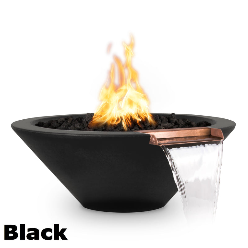 The Outdoor Plus Cazo Fire & Water Bowl - GFRC Concrete