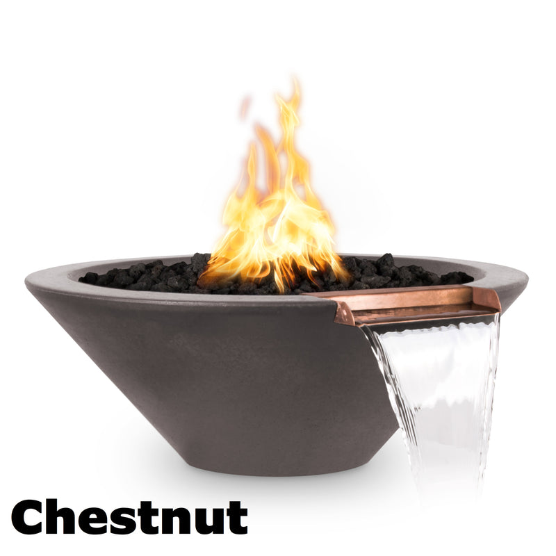 The Outdoor Plus Cazo Fire & Water Bowl - GFRC Concrete