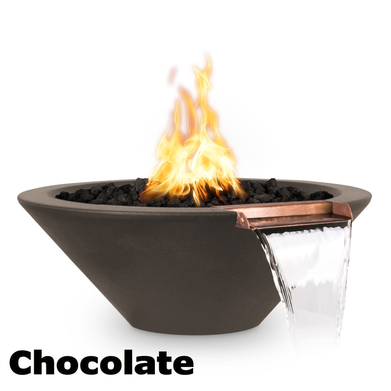 The Outdoor Plus Cazo Fire & Water Bowl - GFRC Concrete