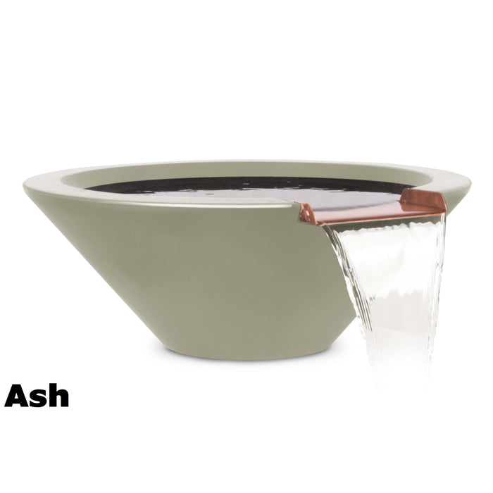 The Outdoor Plus Cazo Water Bowl - GFRC Concrete