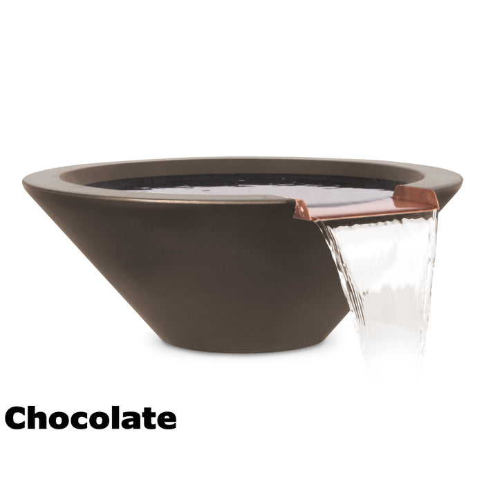 The Outdoor Plus Cazo Water Bowl - GFRC Concrete