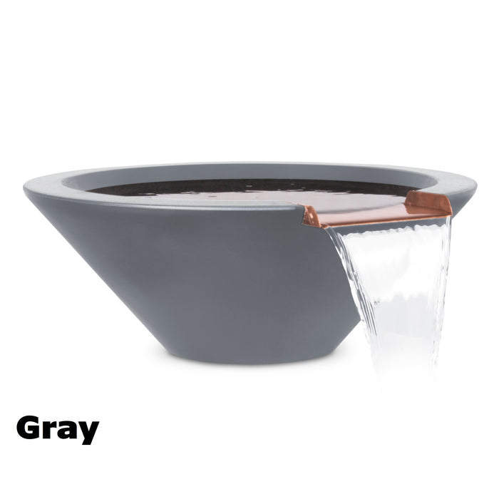 The Outdoor Plus Cazo Water Bowl - GFRC Concrete