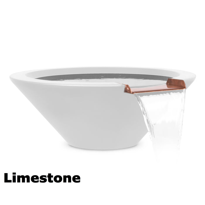 The Outdoor Plus Cazo Water Bowl - GFRC Concrete