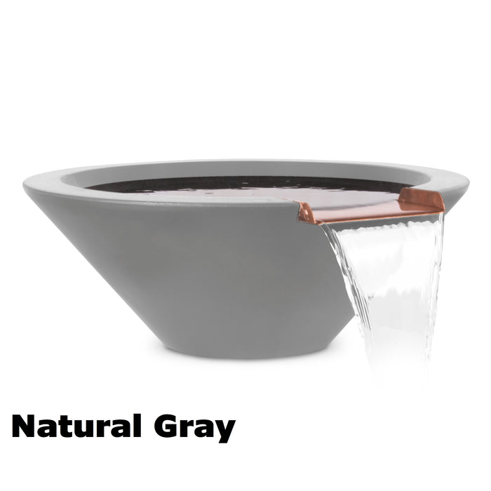 The Outdoor Plus Cazo Water Bowl - GFRC Concrete