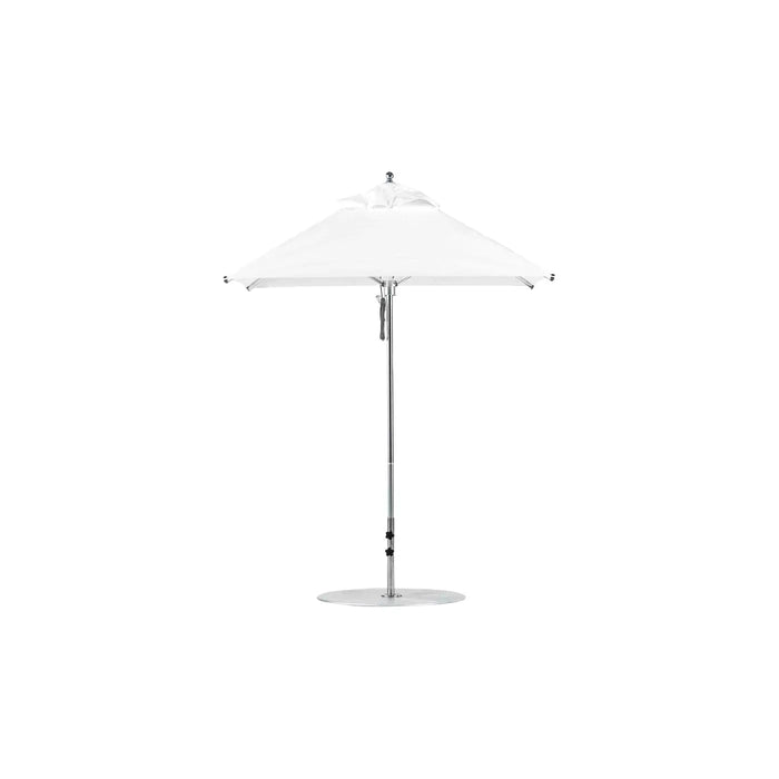 Ledge Lounger Premier Aluminum Umbrella - 6.5' Square Pulley