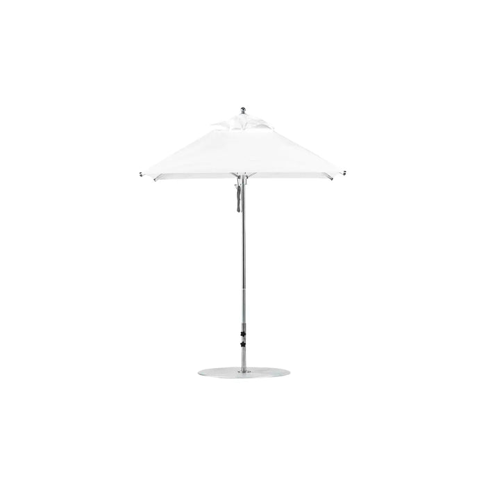 Ledge Lounger Premier Aluminum Umbrella - 7.5' Square Pulley