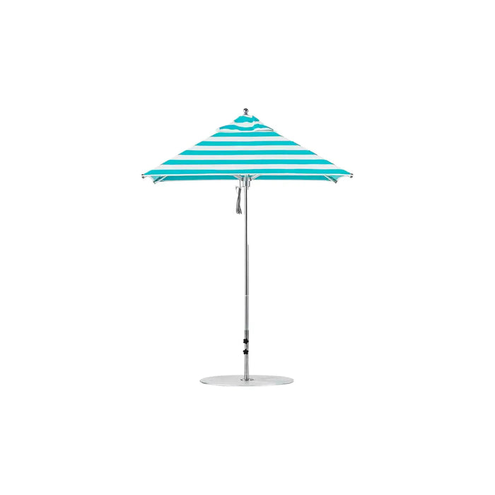 Ledge Lounger Premier Aluminum Umbrella - 6.5' Square Pulley