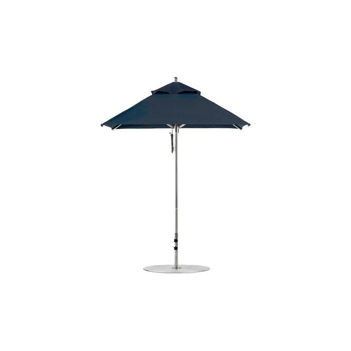 Ledge Lounger Premier Aluminum Umbrella - 7.5' Square Pulley