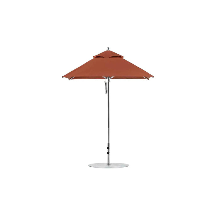 Ledge Lounger Premier Aluminum Umbrella - 6.5' Square Pulley