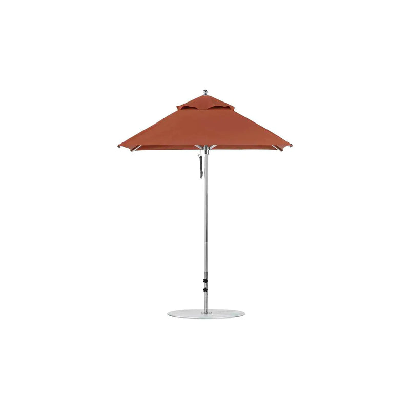 Ledge Lounger Premier Aluminum Umbrella - 7.5' Square Pulley
