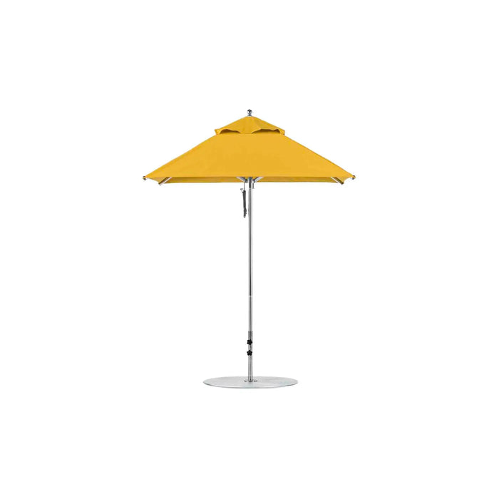 Ledge Lounger Premier Aluminum Umbrella - 6.5' Square Pulley