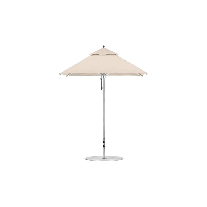 Ledge Lounger Premier Aluminum Umbrella - 7.5' Square Pulley