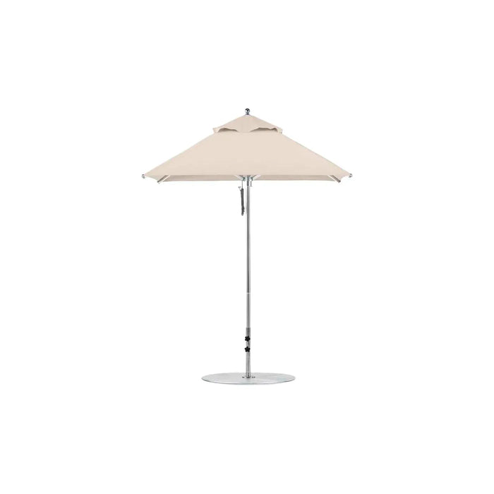 Ledge Lounger Premier Aluminum Umbrella - 6.5' Square Pulley