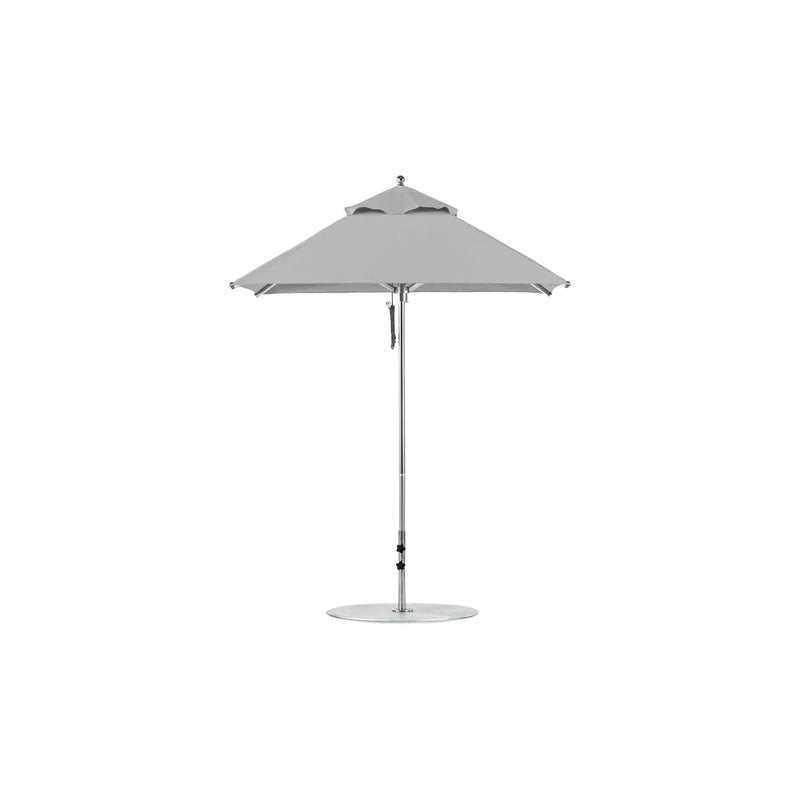 Ledge Lounger Premier Aluminum Umbrella - 7.5' Square Pulley