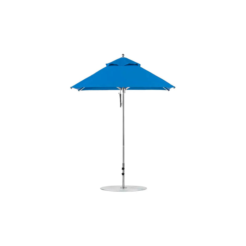 Ledge Lounger Premier Aluminum Umbrella - 6.5' Square Pulley