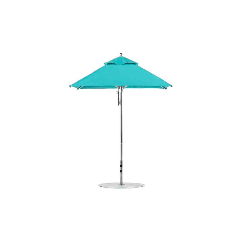 Ledge Lounger Premier Aluminum Umbrella - 7.5' Square Pulley