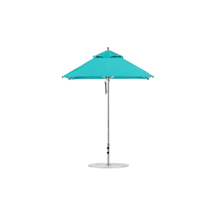 Ledge Lounger Premier Aluminum Umbrella - 7.5' Square Pulley