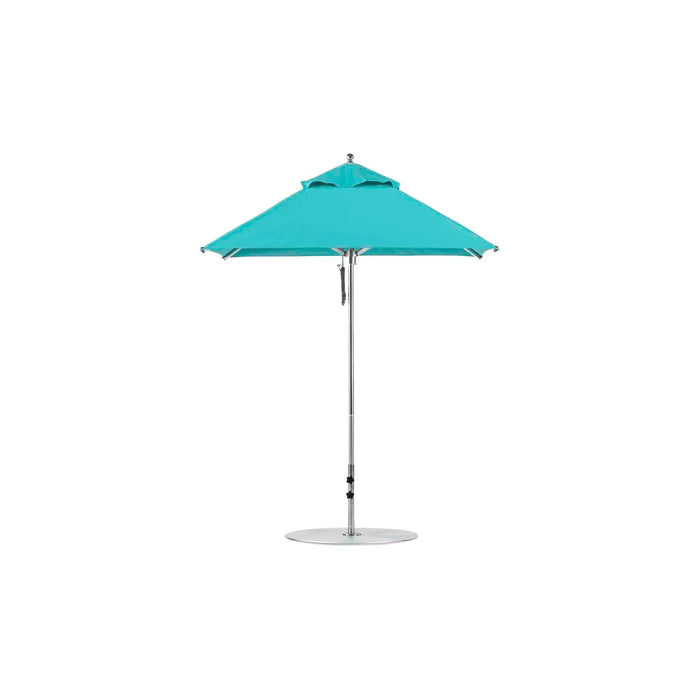 Ledge Lounger Premier Aluminum Umbrella - 6.5' Square Pulley