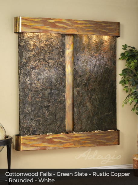 Adagio Water Features Cottonwood Falls Wall Fountain