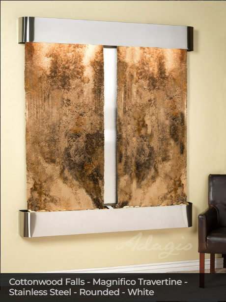 Adagio Water Features Cottonwood Falls Wall Fountain