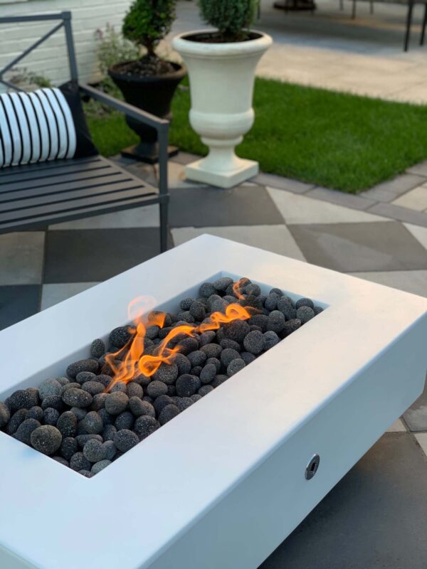 The Outdoor Plus 96" Del Mar Rectangular Concrete Fire Pit