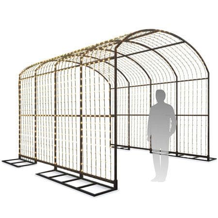 Walkthrough Arch with Warm White Lights Reference