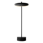 Black Bromic Eclipse Portable with a round tray on a white background