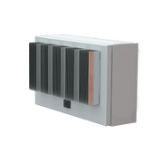 Wall-mounted 5 channel Bromic Eclipse controller on a transparent background