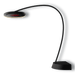 Black portable Eclipse patio heater on a transparent background