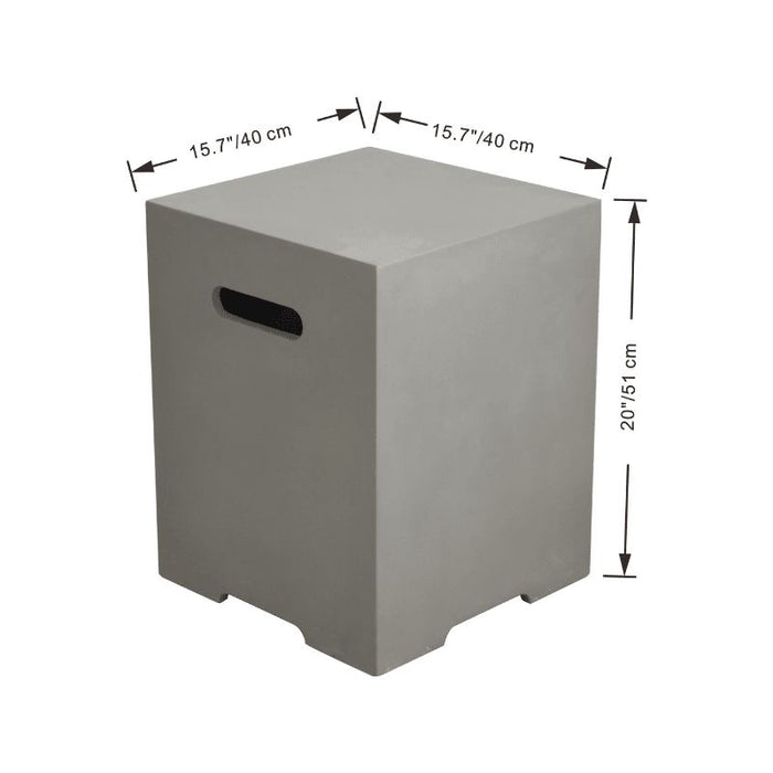 Elementi Plus GFRC Square Tank Cover - ONB01-109LG/DG