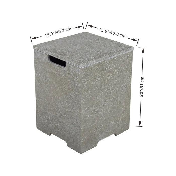 Elementi Plus GFRC Square Tank Cover - ONB405LG/DG