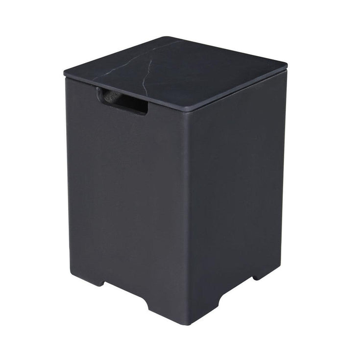 Elementi Plus Porcelain Square Tank Cover - ONB401BW/BB