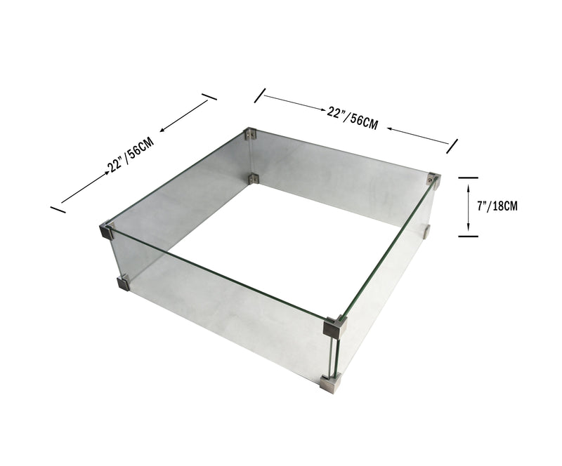 Elementi Plus Square Wind Screen (ONC05-004)