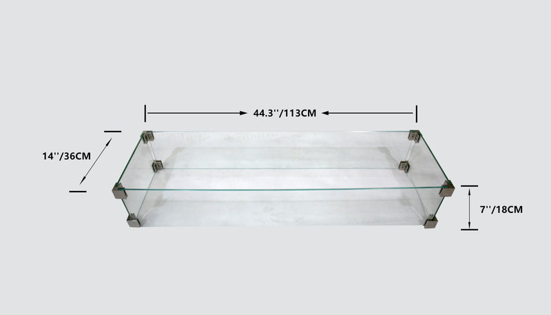 Elementi Rectangular Wind Screen (ONC05-005)