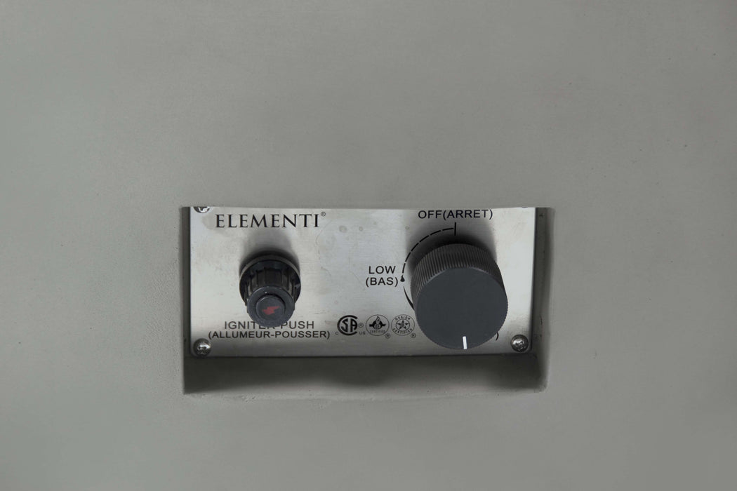 Elementi Lunar Fire Bowl Table