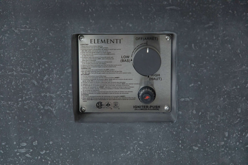 Elementi Montreal Bar Height Fire Table