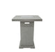 Concrete Elementi Montreal table with a square top on a white background