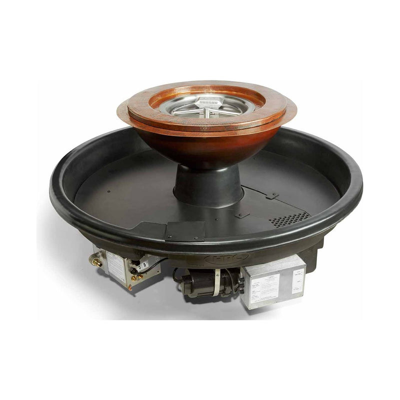 HPC Fire Evolution 360 Hammered Copper Fire and Water Bowl