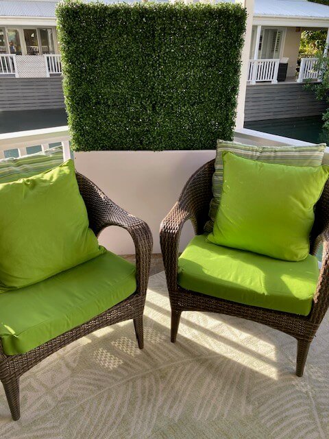 Two Tone Green Artificial Boxwood Hedge 40"L x 40"H Commercial Grade UV Resistant